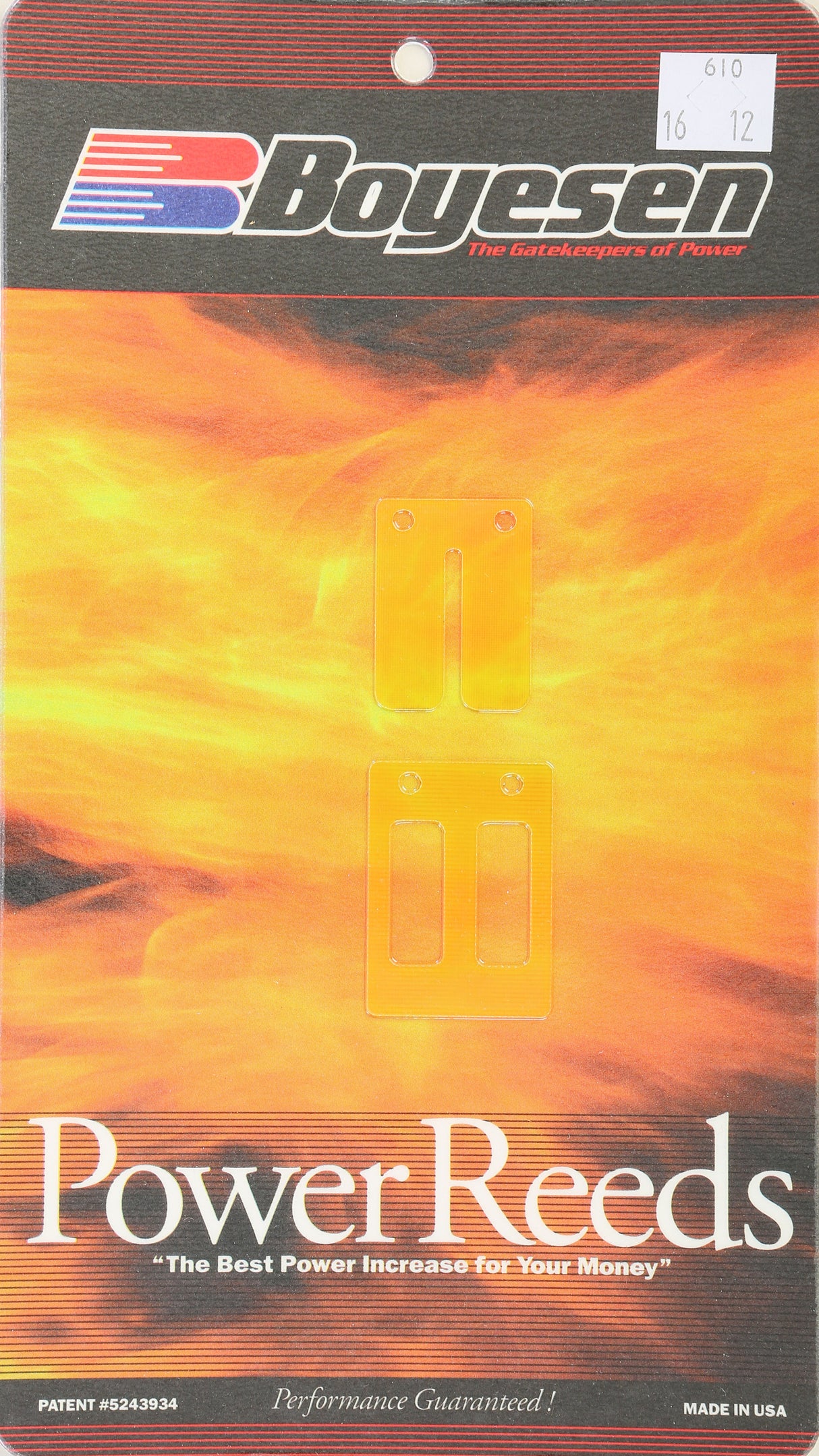 BOYESEN Motorcycle Reeds 610