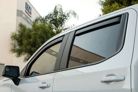 EGR 2019 Chevy 1500 Crew Cab In-Channel Window Visors - Dark Smoke 571691