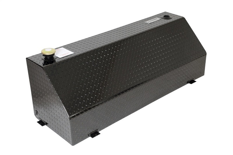 Deezee Universal Tanks - Wedge Rectangle Black Tread Aluminum DZ 92556B