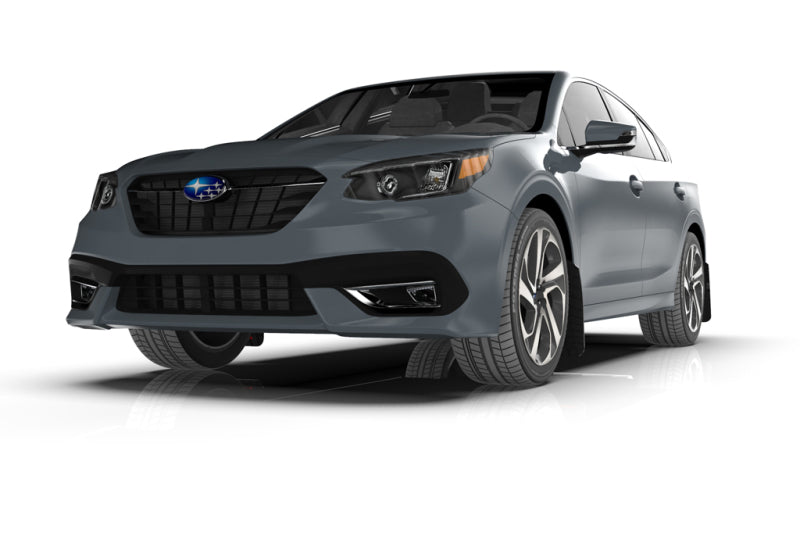 Rally Armor 20+ Subaru Legacy UR Black Mud Flap w/ Blue Logo MF64-UR-BLK/BL