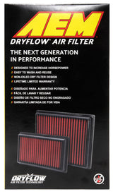 AEM 17-20 Subaru BRZ 2.0L DryFlow Air Filter 28-50060