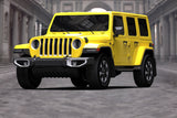 Rally Armor 18-22 Jeep JL Wrangler Black UR Mud Flap w/ Blue Logo MF54-UR-BLK/BL