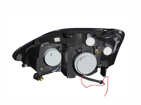 ANZO 2002-2004 Honda Civic Projector Headlights w/ Halo Black 121057