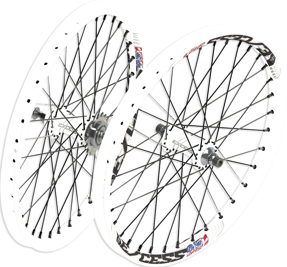 EXCESS 351 Expert 1.5 Wheel Set White 20x1.5" EXWH0150WHWH