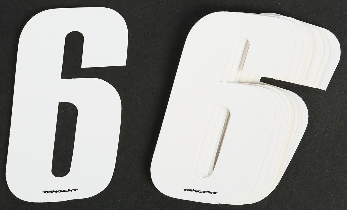 TANGENT Pro Digit 3" White #6 10/Pk 05-3206