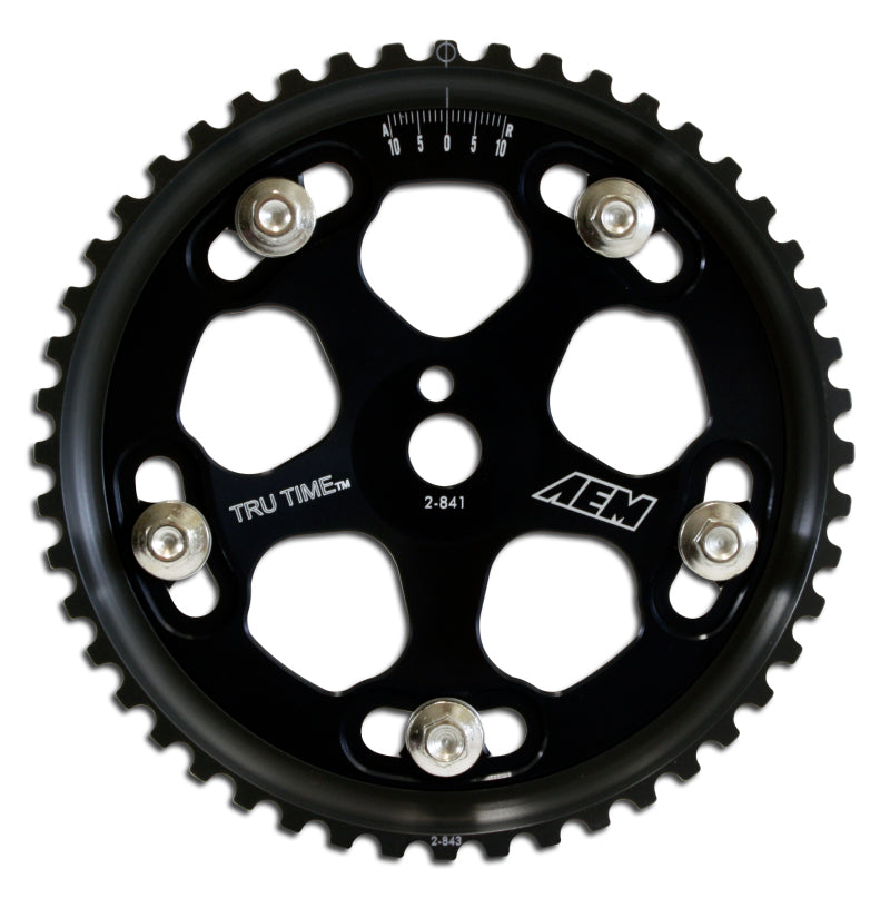 AEM Evo 8 & IX Black Tru-Time Cam Gear 23-831BK