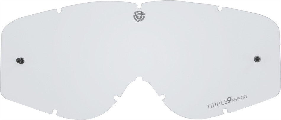 TRIPLE 9 T-9 Single Lens Smoke W/ T.O. Pins 37-2531