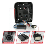 ANZO 18-19 Jeep Wrangler JL LED Taillights Black 311295