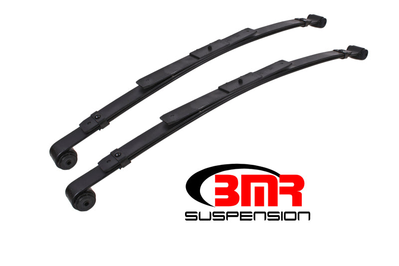 BMR 67-69 1st Gen F-Body Rear Lowering Leaf Springs (2in Drop) - Black SP057