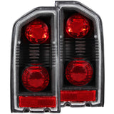 ANZO 1988-1998 Suzuki Vitara Taillights Black 211134