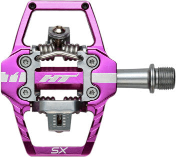 HT COMPONENTS T1-Sx Bmx Pedals Purple 68x84x17mm Cleat Included 102001T1SX203101