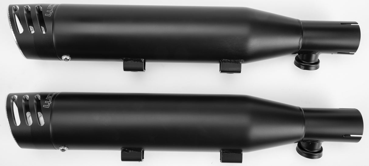 FREEDOM 3 1/4" Racing Slip-Ons Black W/Black  Tip Sportster HD00364