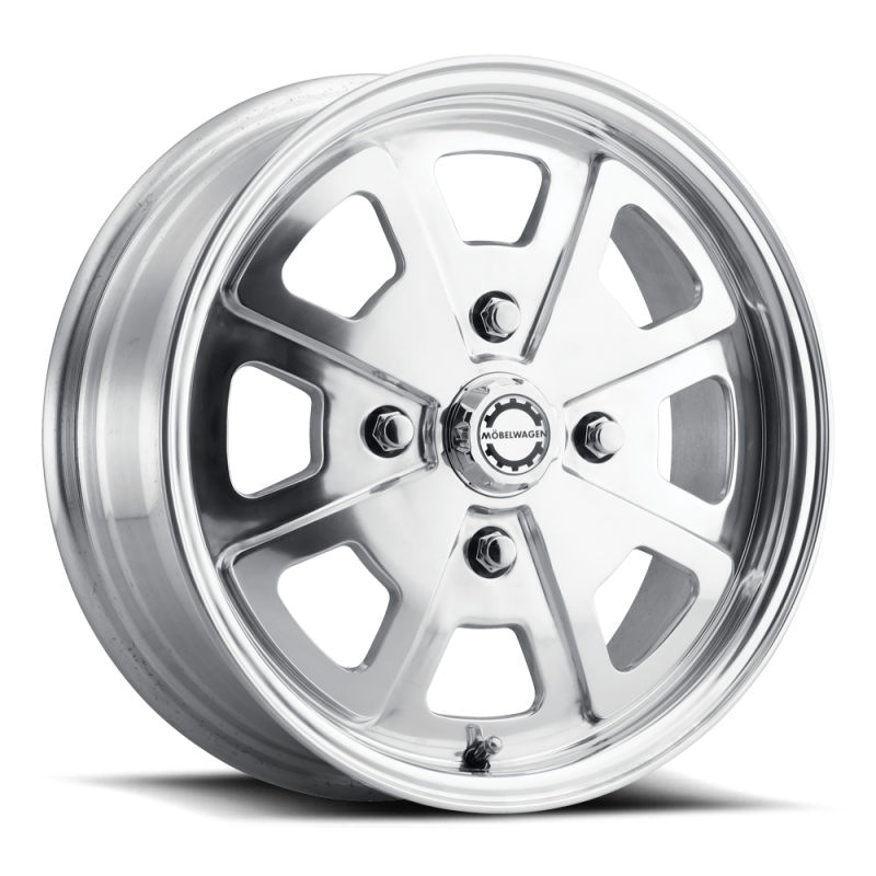 Mobelwagen MW-730P Schnell 15x5.5in / 4x130 BP / 35mm Offset / 79.1mm Bore - Polished Wheel MW-730P-55530+35