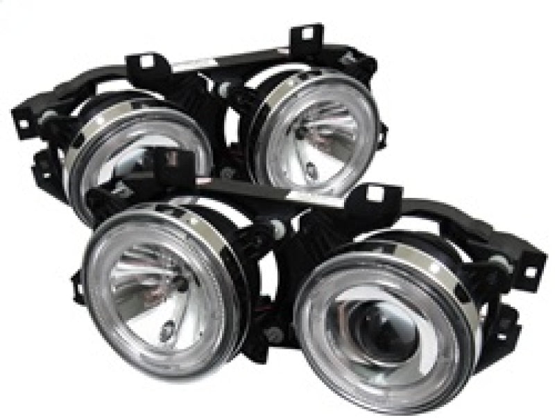 Spyder BMW E34 5-Series 89-94 Projector Headlights NO FIT 750 LED Halo Chrm PRO-YD-BMWE34-HL-C 5008732