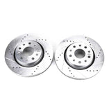 Power Stop 18-19 Jeep Wrangler Front Evolution Drilled & Slotted Rotors - Pair AR8386XPR