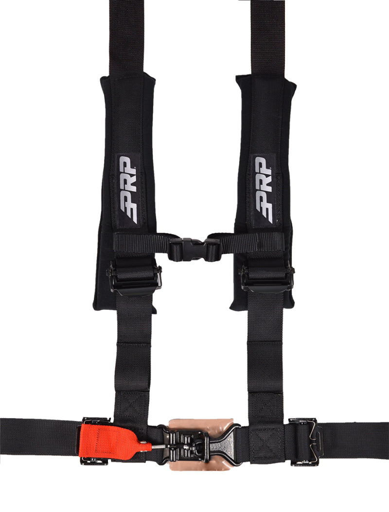 PRP 4.2 Harness with Latch / Link Lap Belt- Black SB4.2LL
