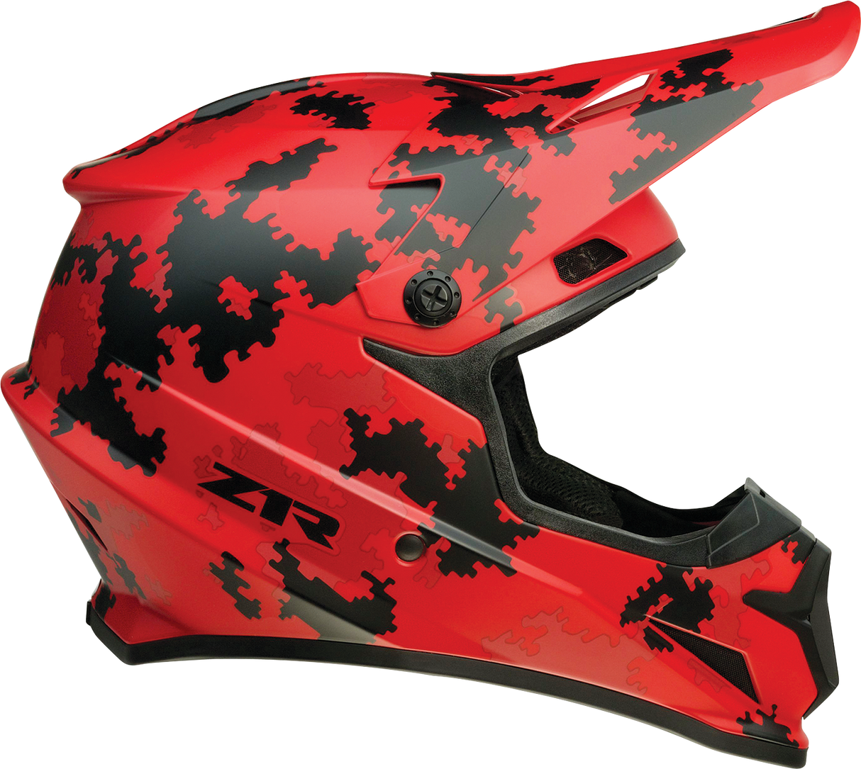 Z1R Rise Helmet - Digi Camo - Red - Small 0110-7281