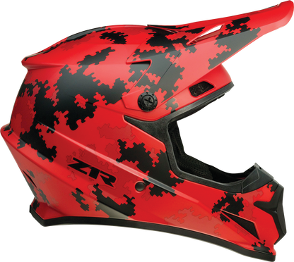 Z1R Rise Helmet - Digi Camo - Red - Small 0110-7281