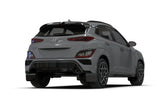 Rally Armor 2022 Hyundai Kona N Line Black UR Mud Flap w/ Grey Logo MF93-UR-BLK-GRY
