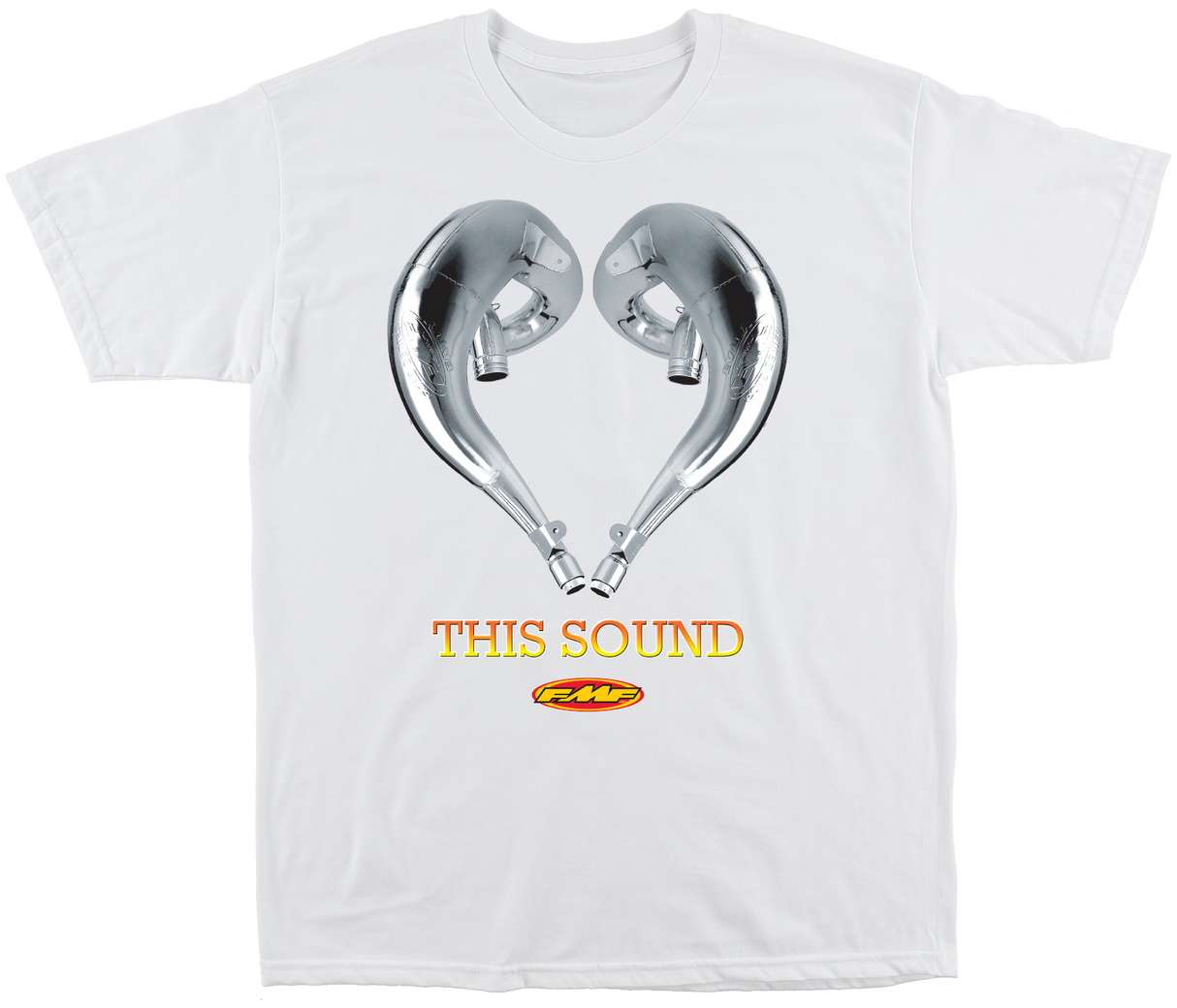 FMF APPAREL Love This Sound 2 Tee White Sm SP9118997-WHT-S