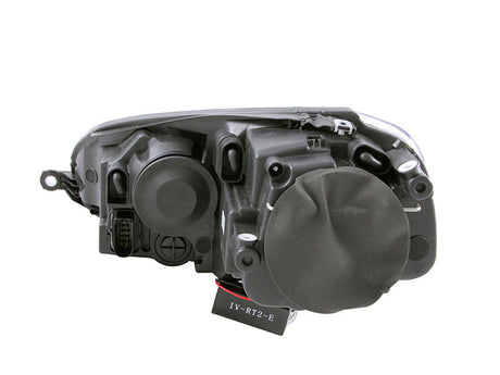 ANZO 2006-2009 Volkswagen Rabbit Projector Headlights w/ Halo Black (CCFL) 121345