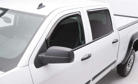 EGR 14+ Chev Silverado/GMC Sierra Crw Cab In-Channel Window Visors - Set of 4 (571771) 571771