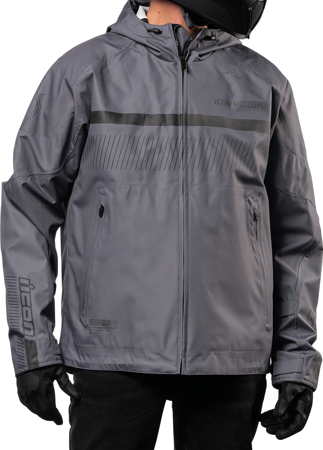 ICON PDX3™ Jacket - Gray - Large 2820-5817