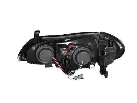 ANZO 2000-2004 Infiniti I30 Projector Headlights w/ Halo Chrome 121078