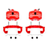 Power Stop 08-09 Audi TT Front Red Calipers w/Brackets - Pair S2974A