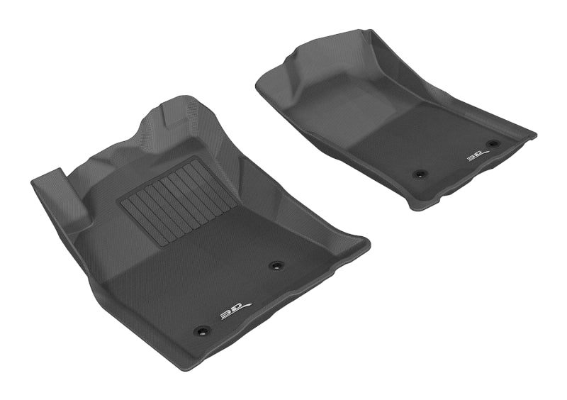 3D MAXpider 2005-2011 Toyota Tacoma Reg/ACS/DBL Cab Kagu 1st Row Floormat - Black L1TY05711509