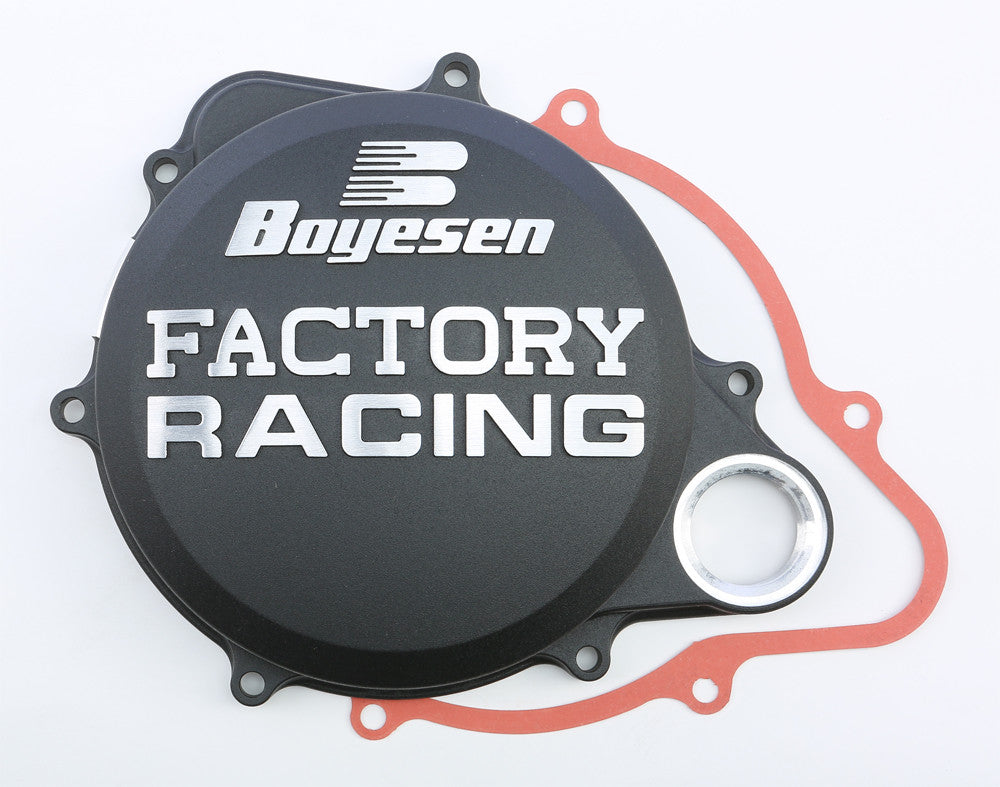 BOYESEN Factory Racing Clutch Cover Black CC-07AB