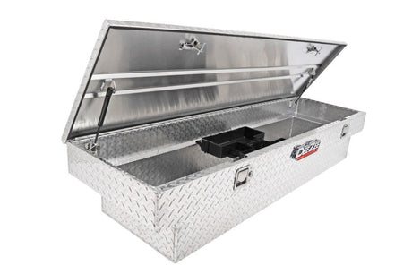 Deezee Universal Tool Box - Red Crossover - Single Lid BT Alum Full Size DZ 8170
