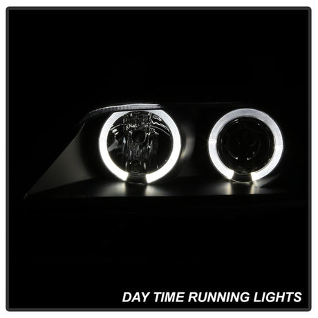 Spyder BMW Z3 96-02 Projector Headlights LED Halo Black High H1 Low H1 PRO-YD-BMWZ396-HL-BK 5009081