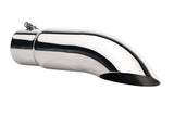 Gibson Turn Down Slash-Cut Tip - 4in OD/3.5in Inlet/12in Length - Stainless 500388