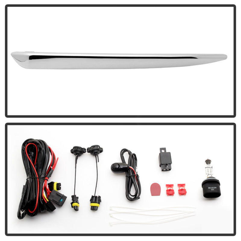 Spyder Chevy Suburban Tahoe 2015-17 OEM Fog Lights W/Chrm trim Cover and Switch Clear FL-CTAH15-C 9031588