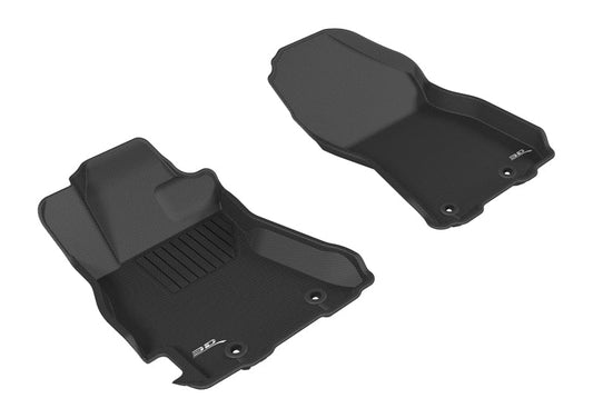 3D MAXpider 2015-2019 Subaru Legacy/Outback Kagu 1st Row Floormat - Black L1SB01311509