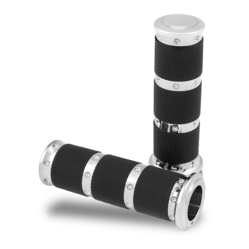 Performance Machine Handle Grip Set XLS - Chrome 0063-2086-CH