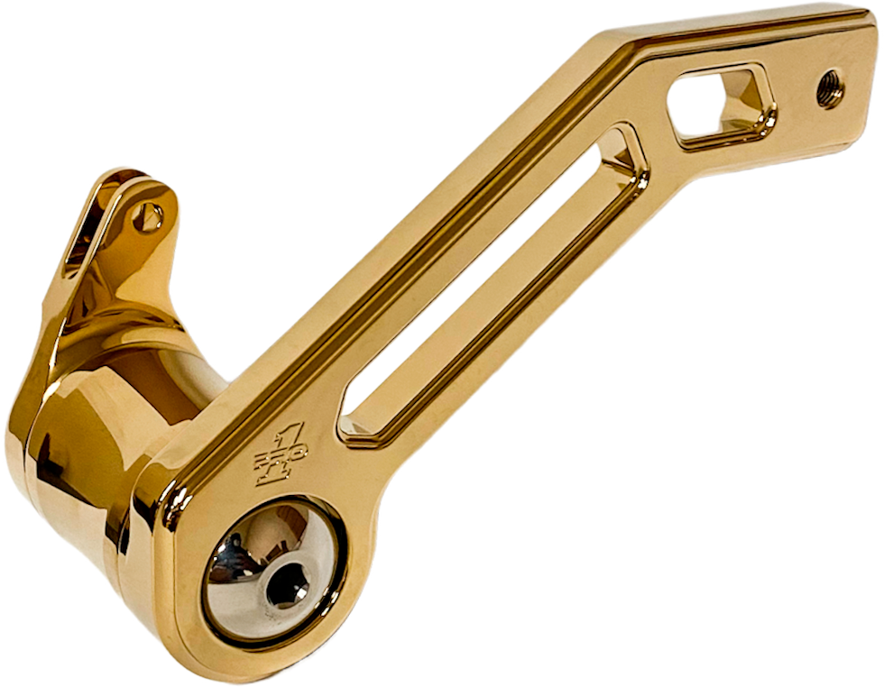 PRO ONE T-Rex Shorty Brake Arm Gold `14-22 Touring 500773TIN