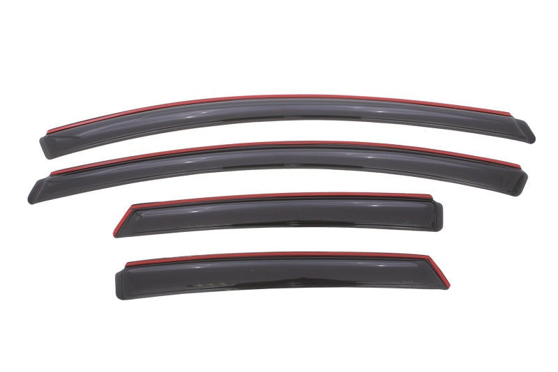 AVS 12-18 Ford Focus Ventvisor In-Channel Front & Rear Window Deflectors 4pc - Smoke 194373