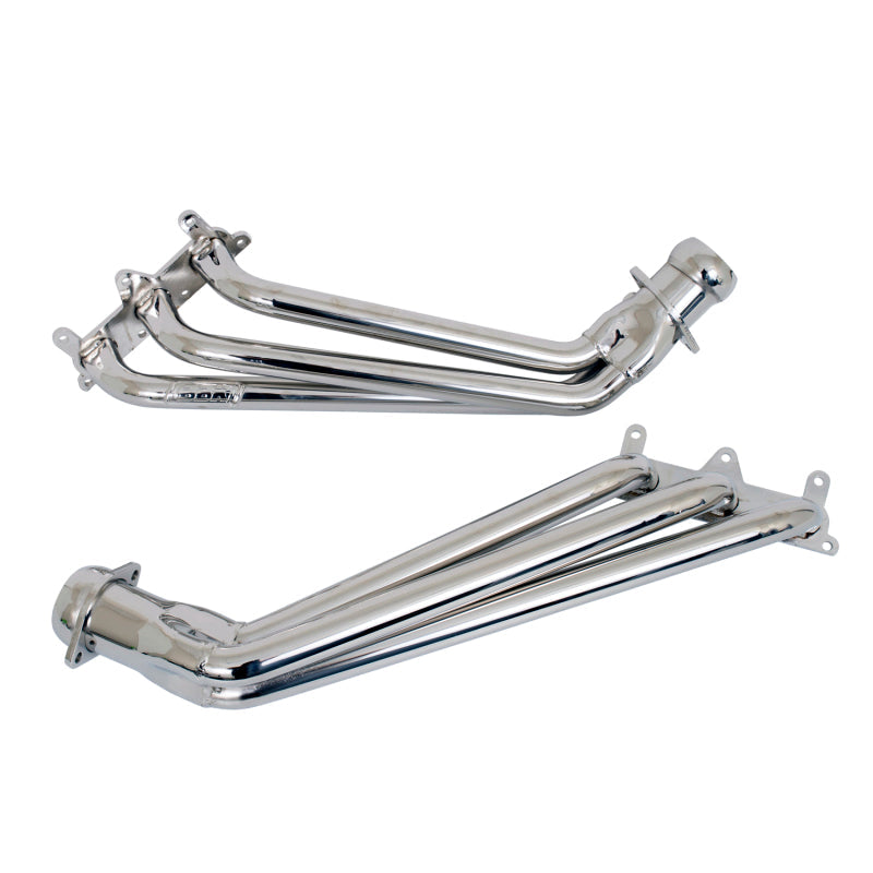 BBK 10-11 Camaro V6 Long Tube Exhaust Headers With Converters - 1-5/8 Chrome 4041