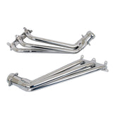 BBK 10-11 Camaro V6 Long Tube Exhaust Headers With Converters - 1-5/8 Chrome 4041