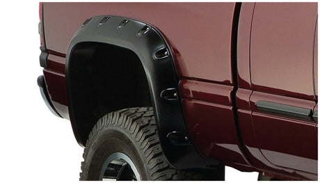 Bushwacker 02-08 Dodge Ram 1500 Fleetside Pocket Style Flares 2pc 75.9/76.3/97.9in Bed - Black 50018-02