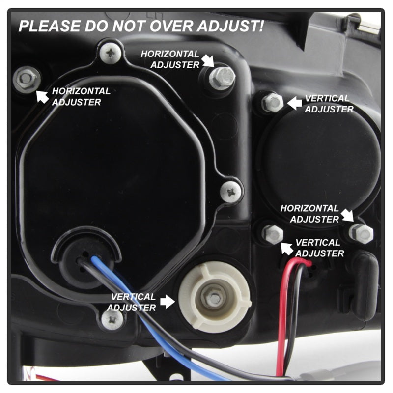 Spyder Subaru WRX 08-09 Projector Headlights - HID Model Only - Black PRO-YD-SWRX08-HID-LBDRL-BK 5083937