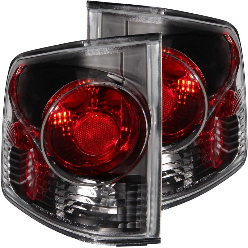 ANZO 1995-2005 Chevrolet S-10 Taillights Dark Smoke 3D Style 211165