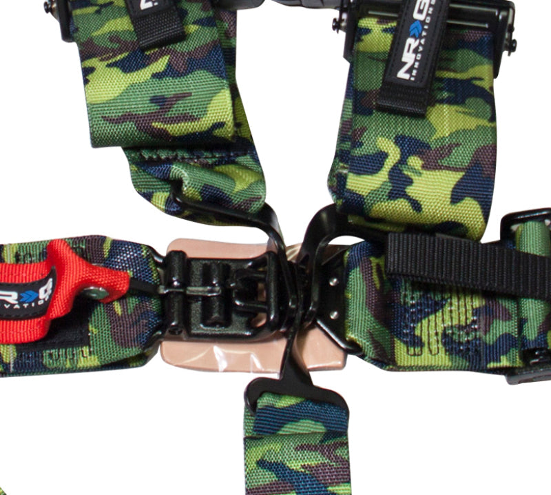 NRG SFI 16.1 5pt 3in. Seat Belt Harness/ Latch Link - Camo SBH-5PCCAMO-620