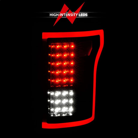 ANZO 2015-2016 Ford F-150 LED Taillights Black 311261