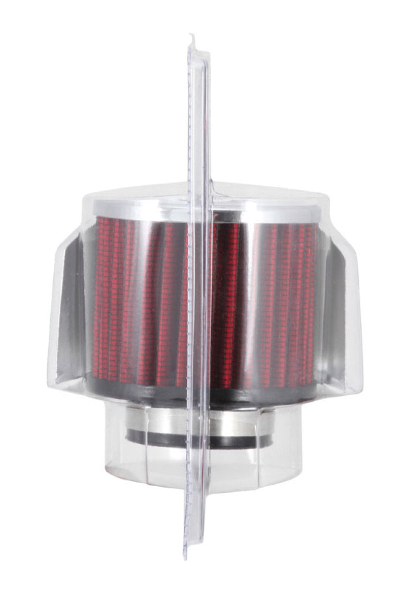 K&N 1.5in Flange ID x 3in OD x 2.5in Height Clamp On Crankcase Vent Filter 62-1514