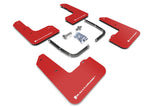 Rally Armor 2019+ Hyundai Veloster N UR Red Mud Flap w/ White Logo MF57-UR-RD/WH