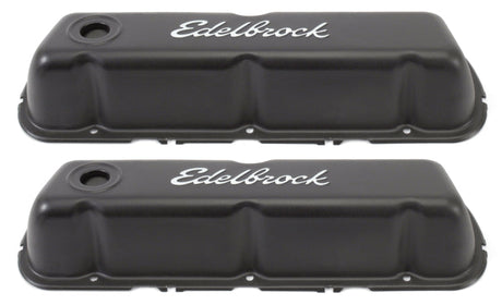Edelbrock Valve Cover Signature Series Ford 260-289-302-351W CI V8 Black 4603