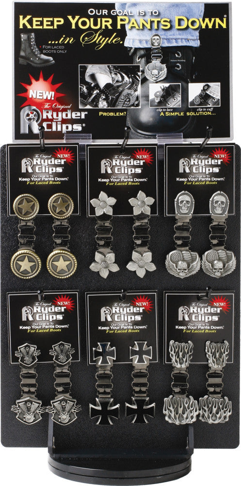 RYDER CLIPS Ryder Display Front Clips DISPLAY12-FC